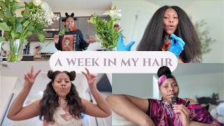 A Week in My Hair | Tossing Expired Products, Scalp Care & My Hair THIQQ ASF [41]