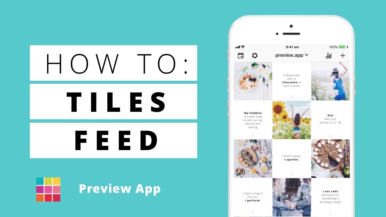 Tiles Instagram Feed Using Preview App Youtube