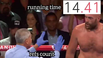 Fury Vs Wilder 3 | Refs Slow Count