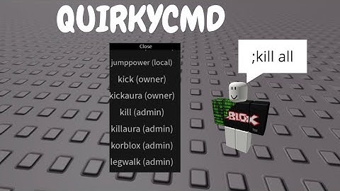 QUIRKYCMD SCRIPT SHOWCASE | FE ADMIN | ROBLOX