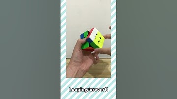 Looping Rubiks Cube!!!! #shorts #rubikscube #loop