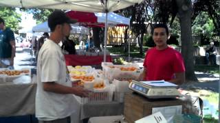 Farming with Foreman: slinging goodies at market with Hamada Farms of Kingsburg