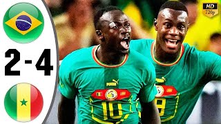 Brazil Vs Senegal (Friendly Highlights)