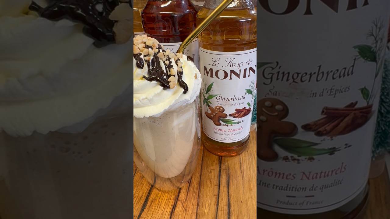 ❄️ Snježni Gingerbread Monin Smoothie ❄️ 