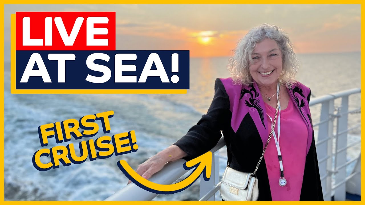 We're LIVE From Enchanted Princess. đź”´ Mom's first cruise!