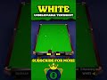 You Won’t Believe This Trick Shot by White! 😱🎯#snooker #shorts