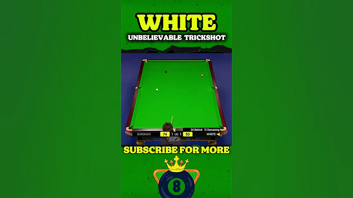 You Won’t Believe This Trick Shot by White! 😱🎯#snooker #shorts