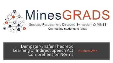 Ruchen Wen - Dempster-Shafer Theoretic Learning of Indirect Speech Act Comprehension Norms