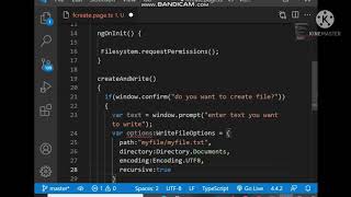 ionic capacitor v3 file create and write inside phone directory