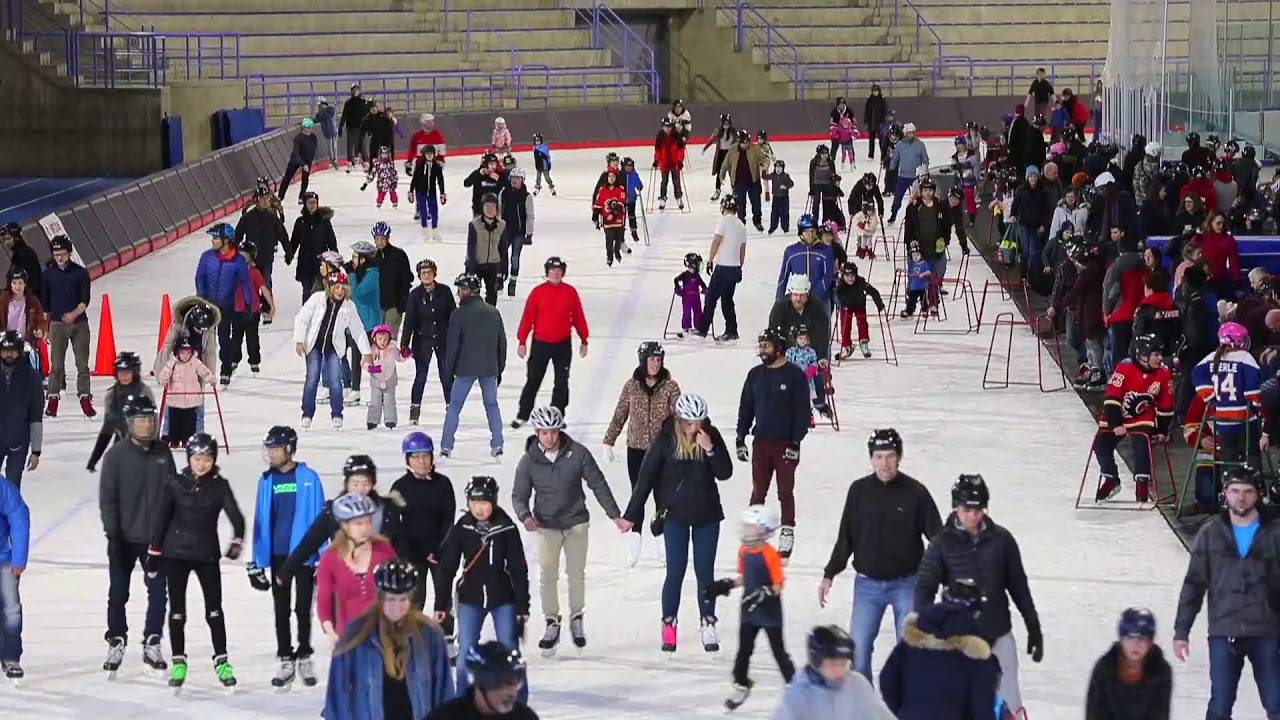 Family Skate at Olympic Oval