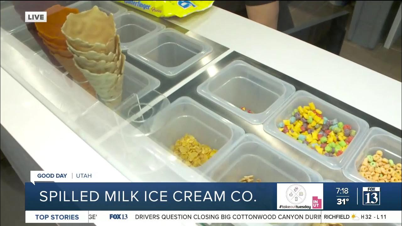 Dine In Utah Spilled Milk Ice Cream YouTube