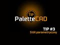 PaletteCAD TIP #3 - Parametryczne biurko - Program do projektowania mebli