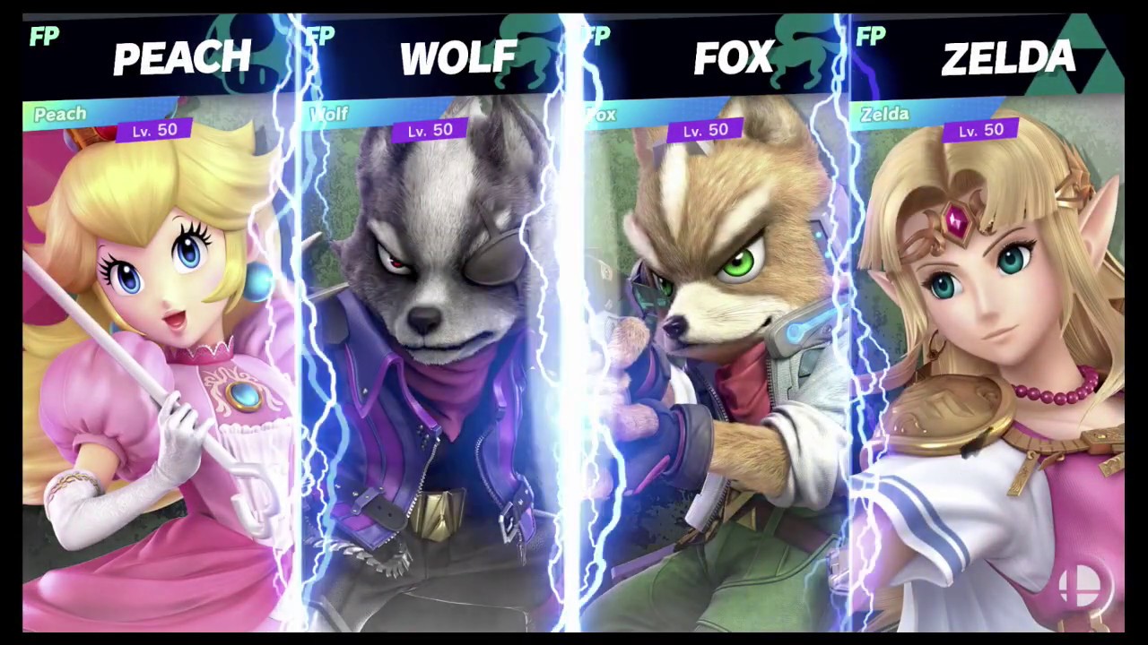 Super Smash Bros Ultimate Amiibo Fights – Request #12251 Peach vs Wolf ...