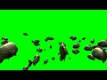 Deadly piranha green screen animated cgi models