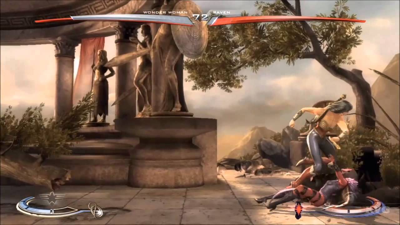 Injustice: Gods Among Us - Wonder Woman VS Raven (Story Battle 43) [HD]