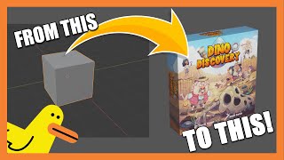How to make your board game box in Blender - BEGINNER'S GUIDE