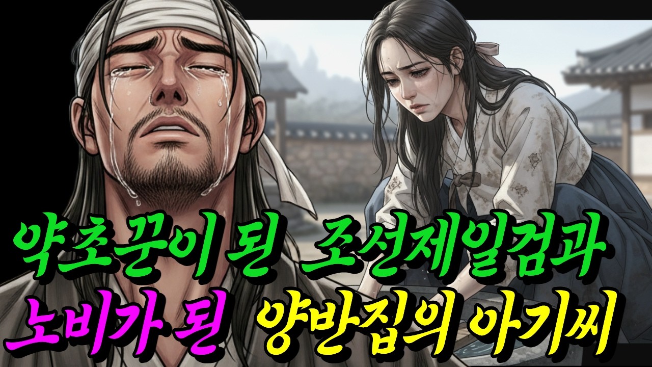 양반집의 아기씨가 억울하게 노비가 되어 뺨맞는걸 보자 눈물흘리고 정체를 드러낸 약초꾼. 야담 | 전설 | 설화 | 옛날이야기 | 오디오북 | 민담