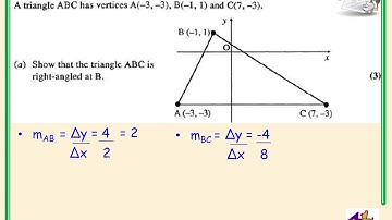 Higher Mathematics Straight Line Video 4 - Perpendicular Lines