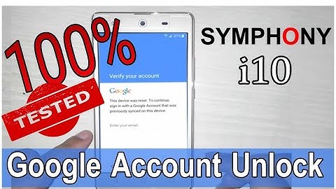 symphony i10 frp unlock cm2 | symphony i10 google account remove 100% dane