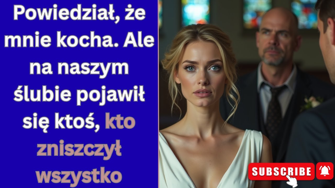 Powiedział, że mnie kocha. Ale na naszym ślubie pojawił się ktoś, kto zniszczył wszystko