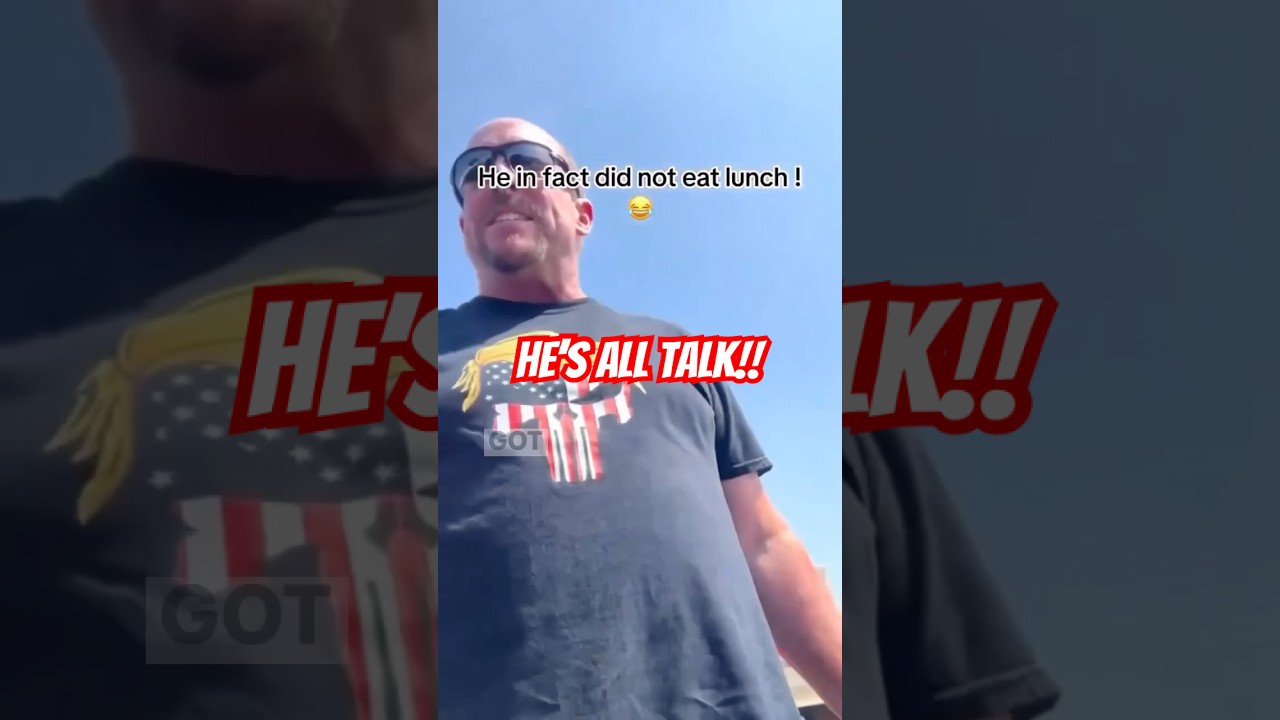 Фейковый «крутой парень» мгновенно усмиряется😳 