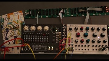 Vermona meloDICER + Mutable Instruments Elements + Moog Sound Studio Midnight Jam