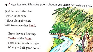 Where Go The Boats (poem explanation)