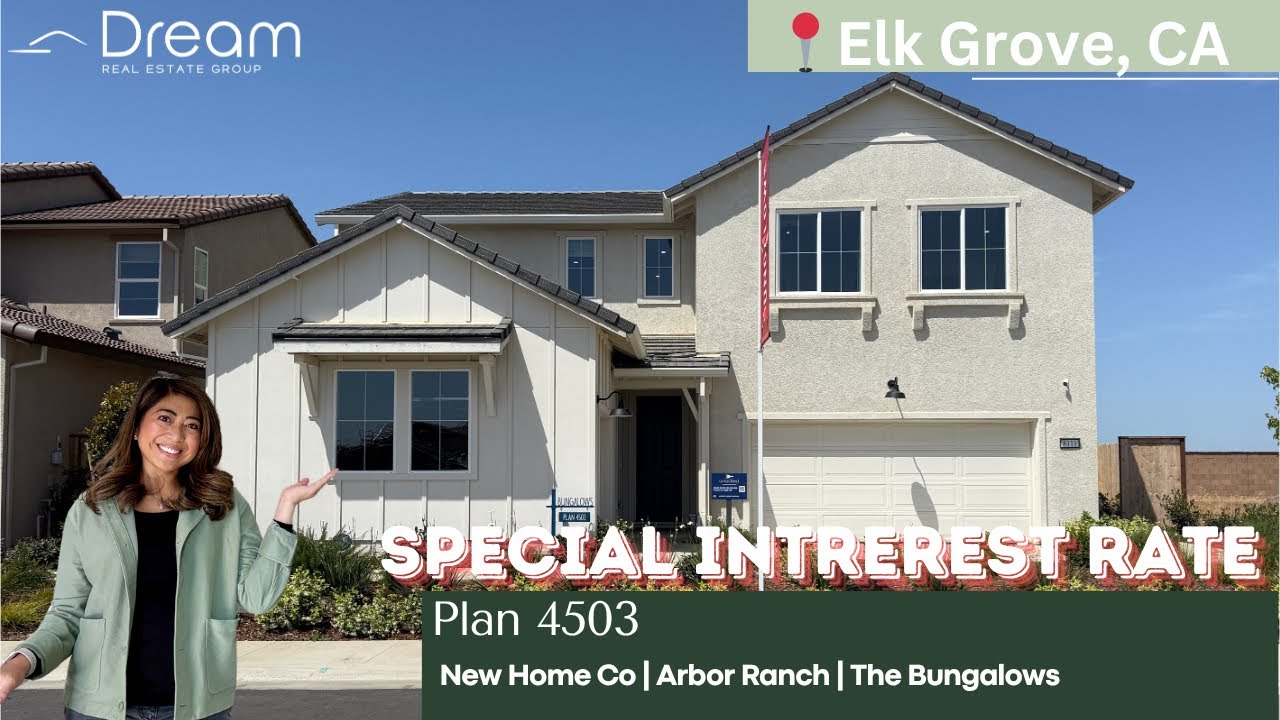 New Home Co- Bungalows- Plan 4503 Walkthrough | Elk Grove’s Newest 5-Bedroom Home w/ Incentives