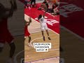 Caleb Wilson races back for the impressive chase down block
