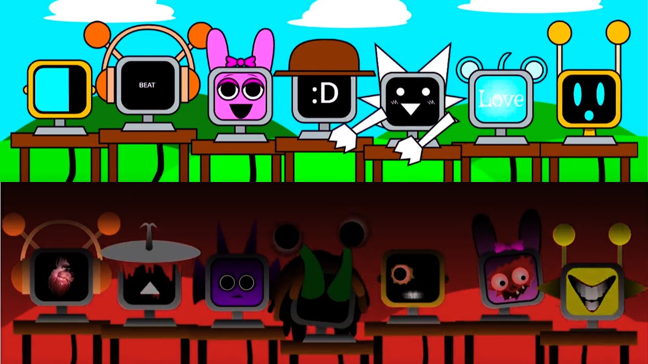 Incredibox Sprunki but all Mr Fun computers - YouTube