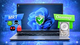أدوات ويندوز السرية لتنظيف الفيروسات وتسريع الكمبيوتر بدون برامج MRT و Cleanmgr