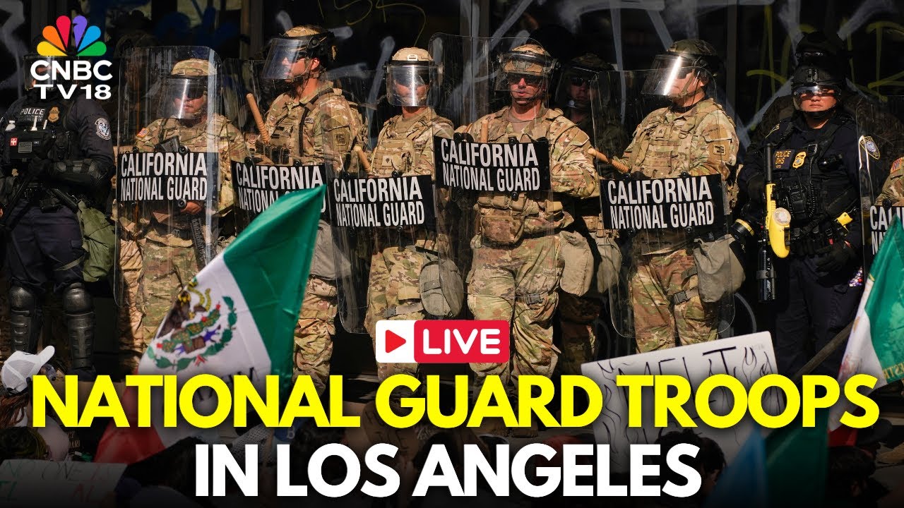 Los Angeles Protest LIVE: Marines Deployed on Trump’s Orders Amid Muted Demonstrations in LA | N18G