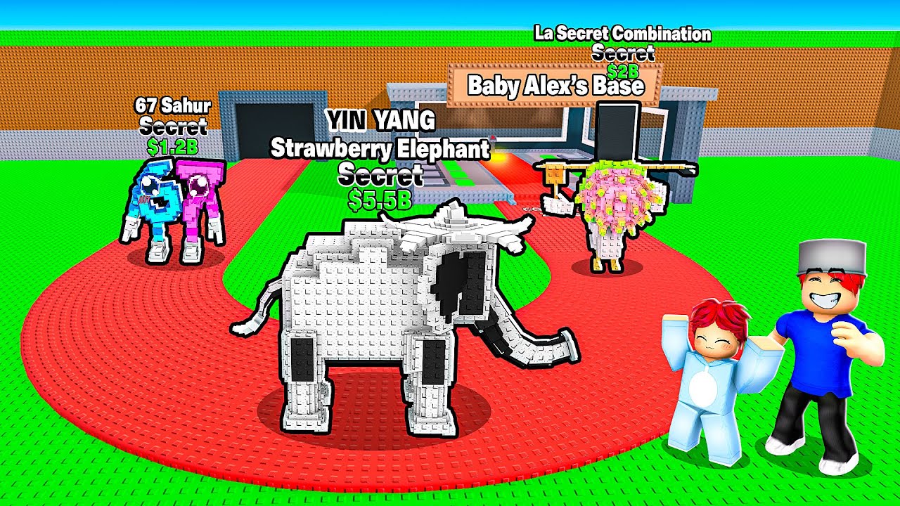 Даю младшему брату ТОЛЬКО СЕКРЕТЫ АДМИНИСТРАТОРА в игре Steal a Brainrot!