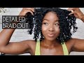 Detailed Braidout on relaxed hair| HIGHLY REQUESTED| AprilSunny 2019