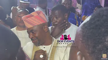 MOMENT SULE ALAO MALAIKA CONGRATULATED MC OLUOMO AHEAD HIS CORONATION AS THE KING OF OSHODI