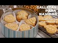 Galletas de mantequilla para navidad, las galletas mas fáciles, rápidas y deliciosas
