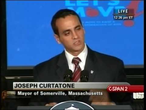 Mayor Joe Curtatone Speaks at White House for Firs...