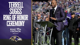 Terrell Suggs Full Ring of Honor Speech | Baltimore Ravens