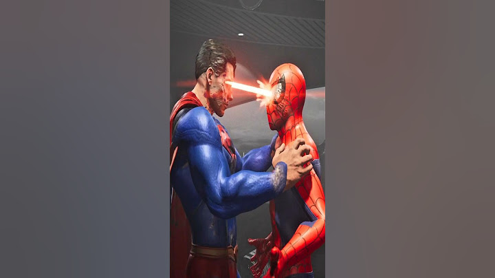 Mr. Stark help me, le Superman iam impressed. Superman vs spider man #marvel #superman #superman