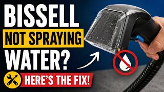 How to Fix Bissell Carpet Cleaner Attachment NOT Spraying Water