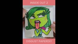 Disgust Paperdiy⭐️Inside out 2 | #papercraft #paperplay
