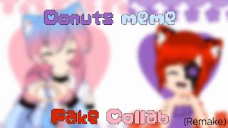 •~ Donuts meme || Fake collab with Hatsumi Rou || Remake || #SumiDonutFC ~•
