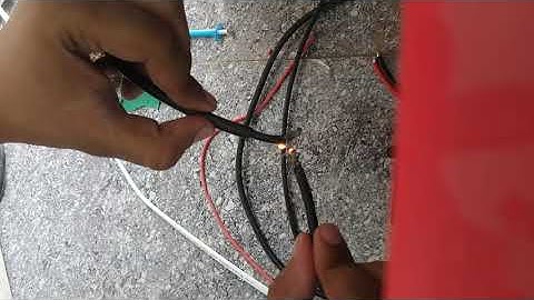 Solar panel 80v dc short test high Arc  Burning solar wire