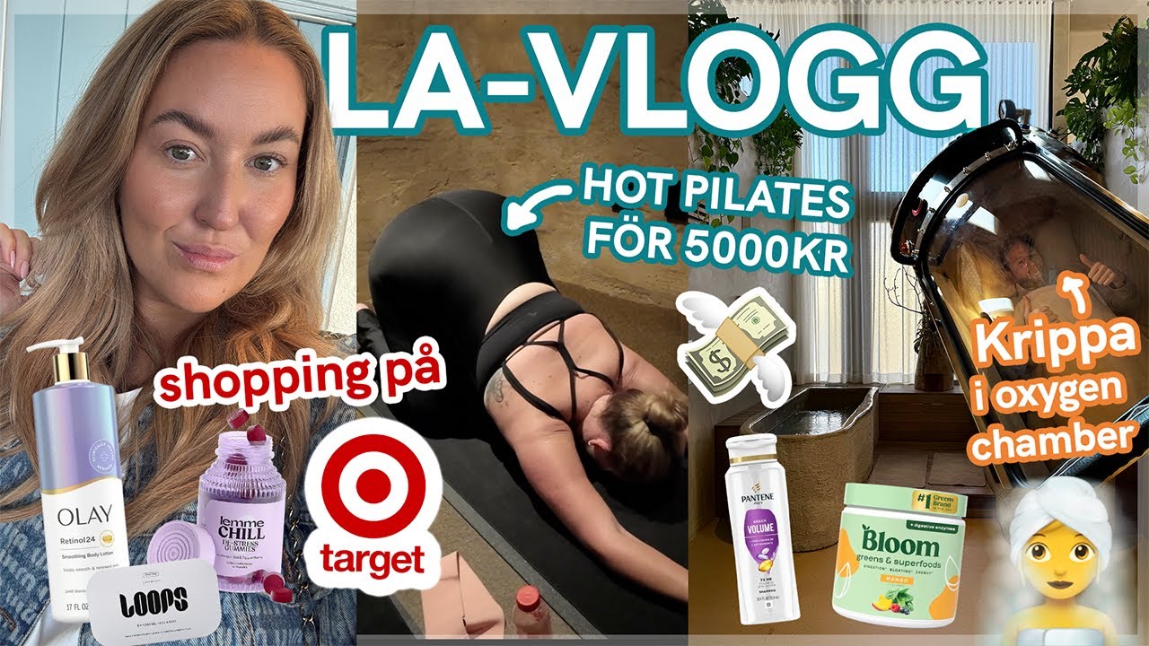 LA-VLOGG! Beauty shopping, träning för 5000:- och Justin Biebers pasta 🍝