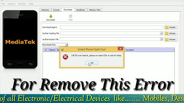 SP Flash Tool "LIB DA NOT MATCH" Error