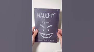 this blind bag hates me…  | NAUGHTY BLIND BAG paper diy 👿 #diycrafts #papercraft #surprise