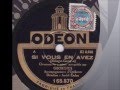 Capture de la vidéo Georgius " Si Vous En Avez " 1929