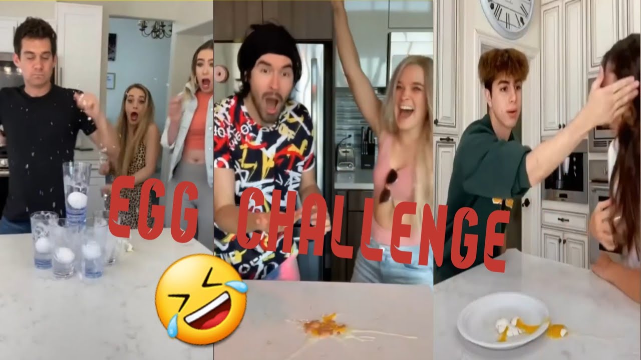 Tik Tok FUNNIEST Egg Challenge Videos (REACTION) YouTube