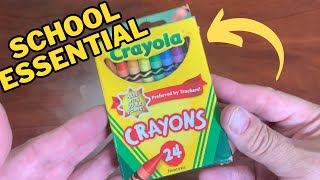 Crayola 24 count crayons for K12 back to school review