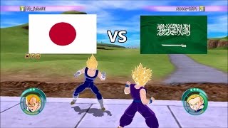 تحدي أونلاين مع واحد ياباني في لعبة دراغون بول ريجنج بلاست - DRAGON BALL RAGING BLAST